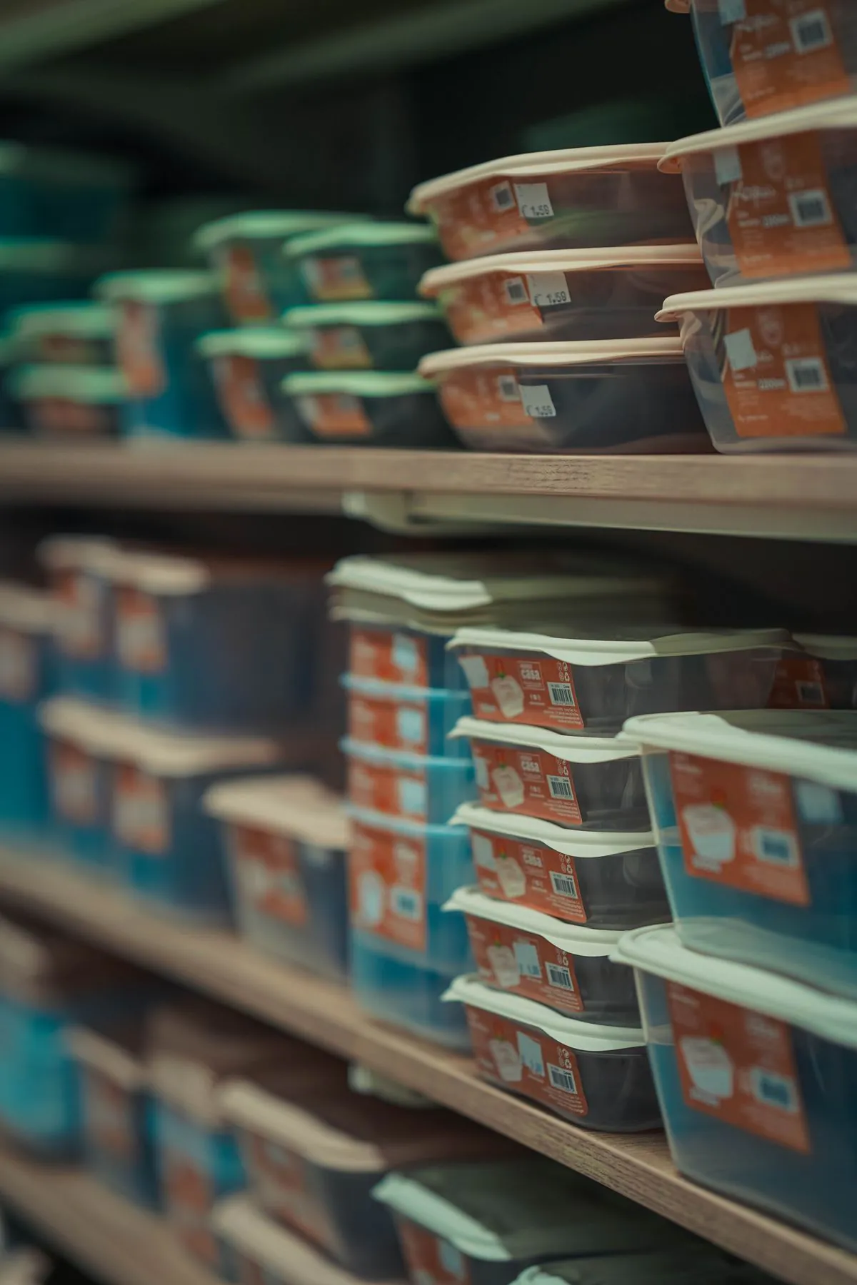 Packed food-service disposable tableware and takeaway items